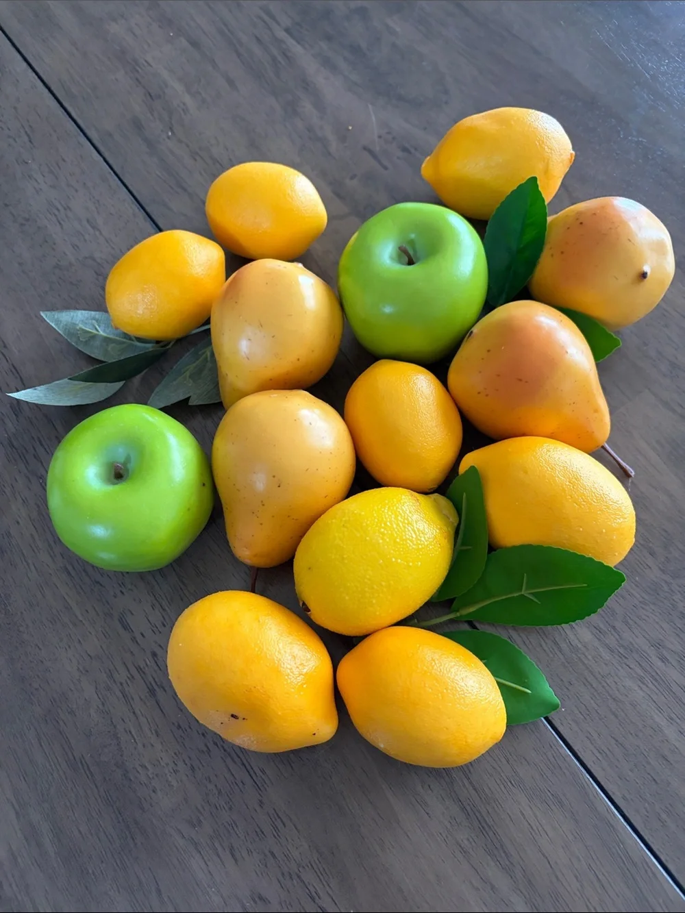 Anchor Hocking Clear Glass Jar with Green and Yellow Accents